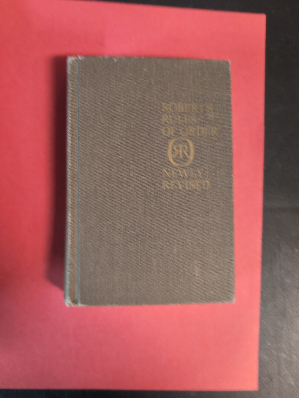 Robert's Rules of Order โNewly Revisedโ (1970/Hardback) Vintage HC Book